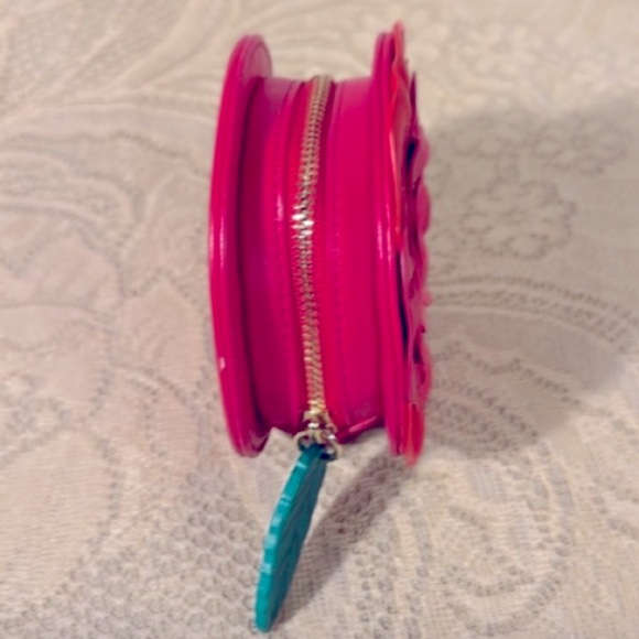 📣🚨🚨LOW START 🚨🚨📣Kate Spade Flora 3D Rose Leather Coin Purse - Picture 9 of 10